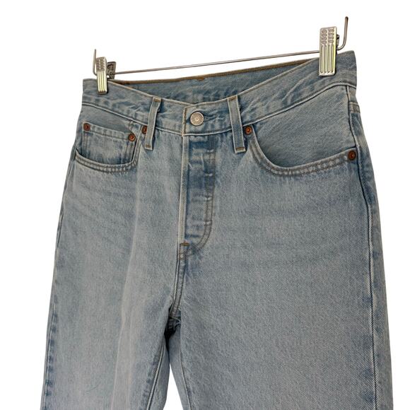 Levi's 501 Original Cropped Women's Jeans size 27 x 26 Ojai Luxor Ra - Picture 10 of 10